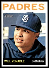 Will Venable 2013 Topps Heritage #402 Padres MLB READ FREE SHIPPING AutographDen