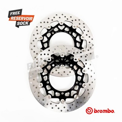 Brembo schwimmende Bremsscheiben vorne Paar passend für Suzuki GSX650 F 2008-