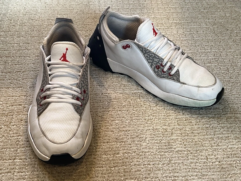 Zapatos de golf Nike Air Jordan ADG 2 para hombre talla 10,5 blanco cemento Foto 4 de 4