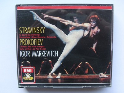 Igor Markevitch dirigiert Stravinsky und Prokofiev / Prokofieff * EMI 2 CD