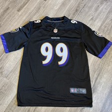 Nike Odafe Oweh #99 Baltimore Ravens Black Jersey NFL Adult L Large