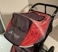 BOB Canopy Hood Revolution Stroller Strides Single Red Gray Black 2011-15