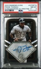 2023 Topps Diamond Icons Frank Thomas Icons of the Diamond Auto 1/1 PSA8