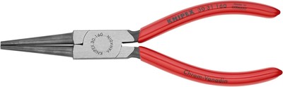 KNIPEX - 30 31 160 Tools - Long Nose Pliers, Round Tips 6.25-Inch, Red 