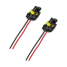 Yourkar 2 PCS Wiring Harness Headlight Plug, 9005 9006 9012 HB3 HB4 Female Adapt