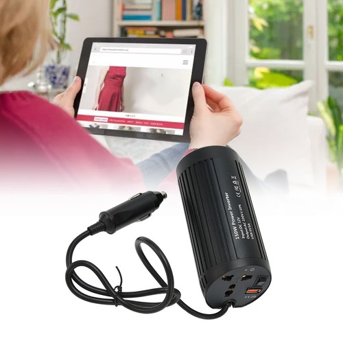 150W Cup Holder Inverter 150W Continuous Power 300W Surge Peak Power DC 12V T FY - Afbeelding 17 van 24