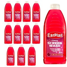 CarPlan Cherry Scented All Seasons Concentrated Screenwash Washer Fluid 1L x12 3.58 per litre