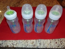 FOUR NEW 9 OZ. DR. BROWN'S OPTIONS ANTI-COLIC WIDE-NECK BABY BOTTLES - FRE SHIP