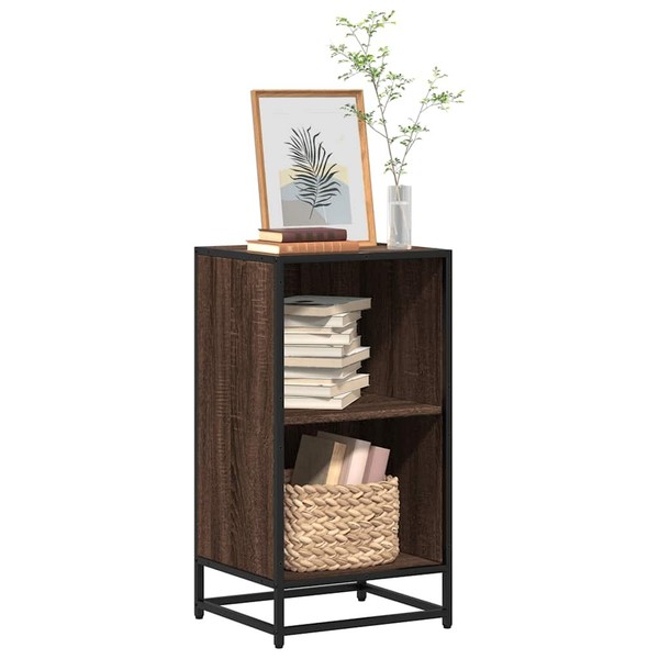 BüCherregal Braun Eichen-Optik 40X35X76 Cm Spanplatte-image