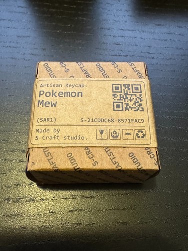 S-CRAFT MEW ARTISAN POKEMON KEYCAP (CHERRY MX) SCRAFT *BRAND NEW* - 第 5/5 張圖片