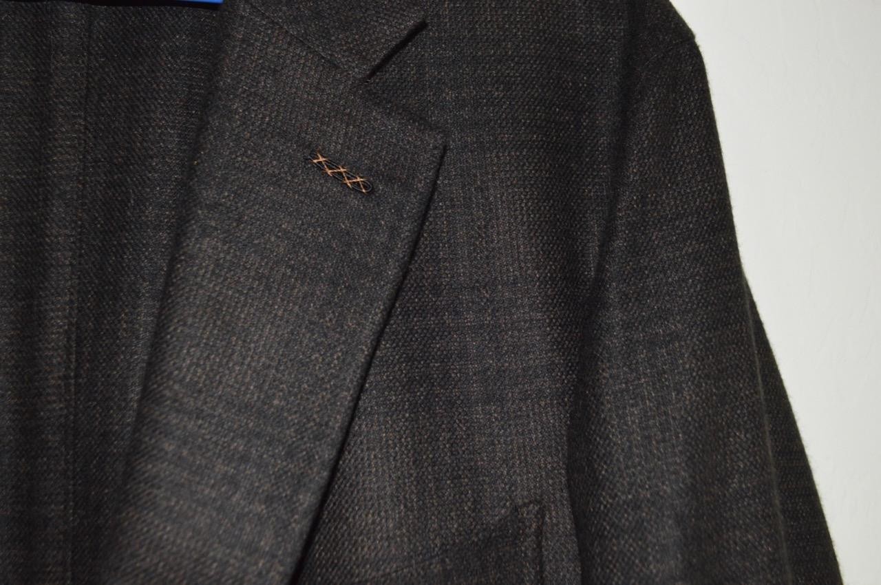 ZEGNA 'Atelier' Couture XXX Glen Plaid Cashmere & Silk Sport Coat SZ 56R image 9