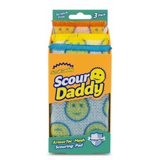 3Pack Scrub Daddy Scour Daddy Heavy Duty ArmorTec Sponge Scratch Free Cleaning