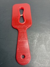 Vintage Red Handheld Scissors Sharpener 6  Tungsten Blade