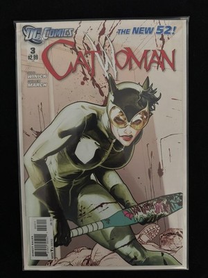 Catwoman #3 (DC Comics January 2012) Guillem March Cover