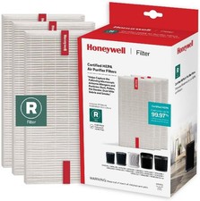 Honeywell HRFR3V3 HEPA Air Purifier Filter 3-Pack HPA 100/200/300, 3000, 5000