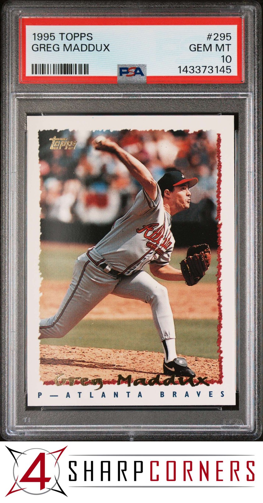 1995 Topps #295 Greg Maddux front
