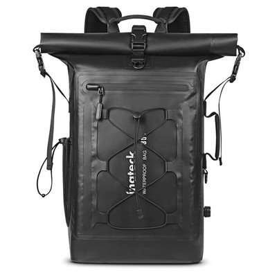 RollTop Rucksack Herren 30-35L Wasserdichter Multifunktionaler Organizer mit ...