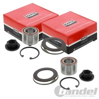 2X Mapco RADLAGER-SATZ Hinten Passend FüR Ford Fiesta Focus Fusion Mazda 2