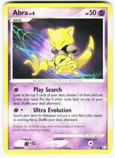 Abra 69/123 Common Mysterious Treasures Pokemon Lightly Played