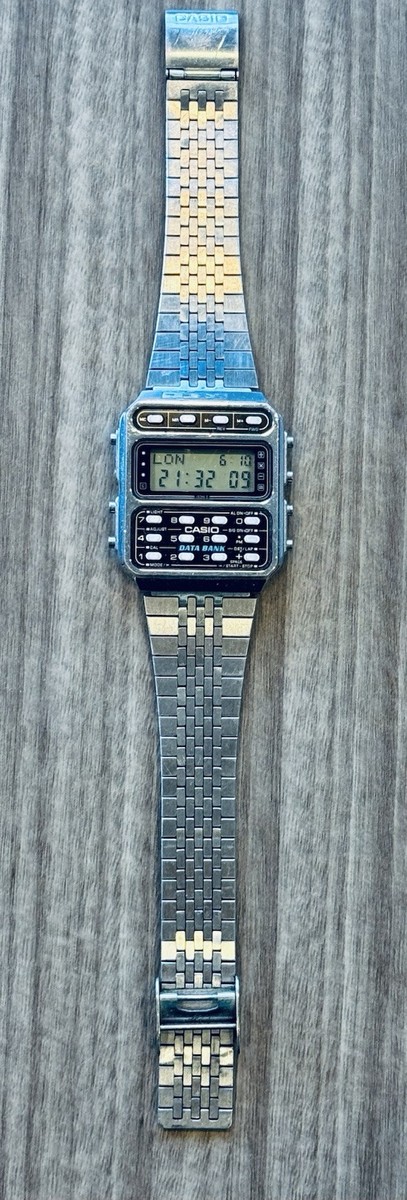 CASIO 初代データバンク CD-401 Vintage Casio Data Bank Calculator Watch CD-401 | eBay