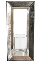 Laterne Torino Aluminium 40 Cm • Mit Glaszylinder • Deko-Laterne Innen & AußEn •