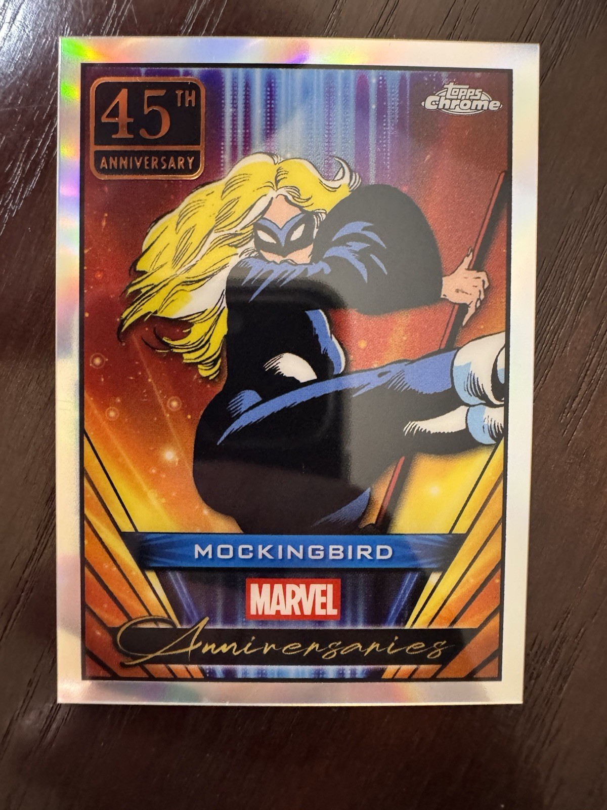 2025 Topps Chrome Marvel Mockingbird 45th Anniversary Refractor Insert MA-29