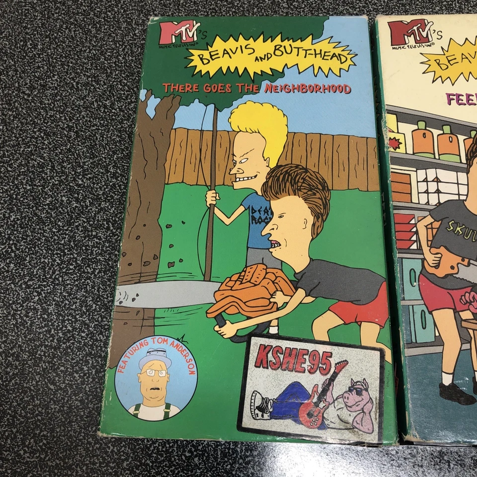 Beavis and Butthead VHS Feel our pain, There goes the neighborhood, Do America - Image 2 of 4