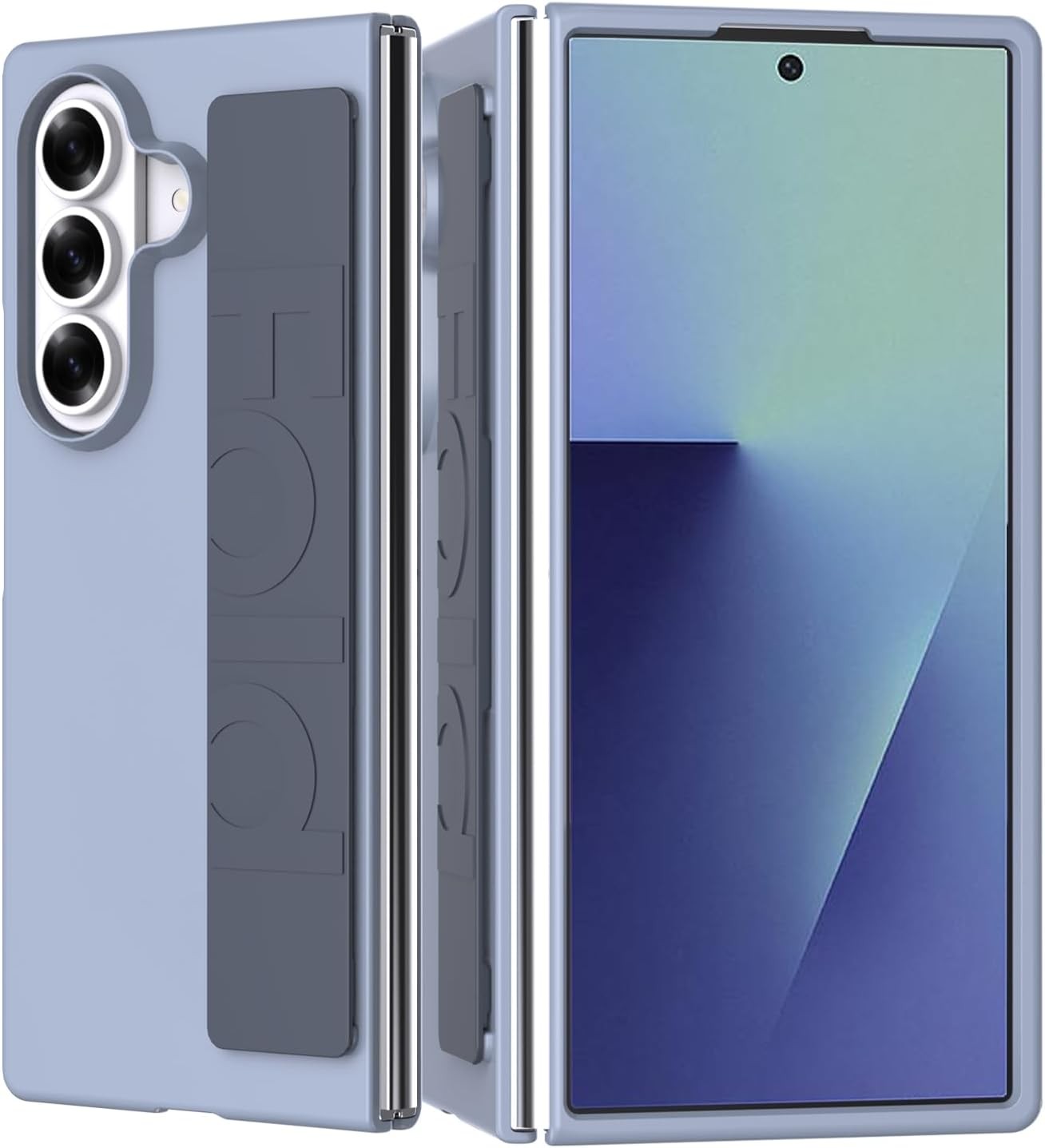 WFTE for Samsung Galaxy Z Fold 7/Z Fold7 Case with Wrist Strap, Ultra Slim Thin