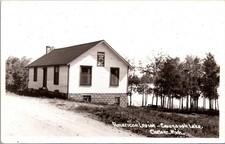 American Legion Cavanaugh Lake Chelsea Michigan RPPC Real Photo Postcard