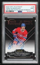 2022 O-Pee-Chee Platinum VIP Black Achievement Juraj Slafkovsky PSA 9 Auto u0j