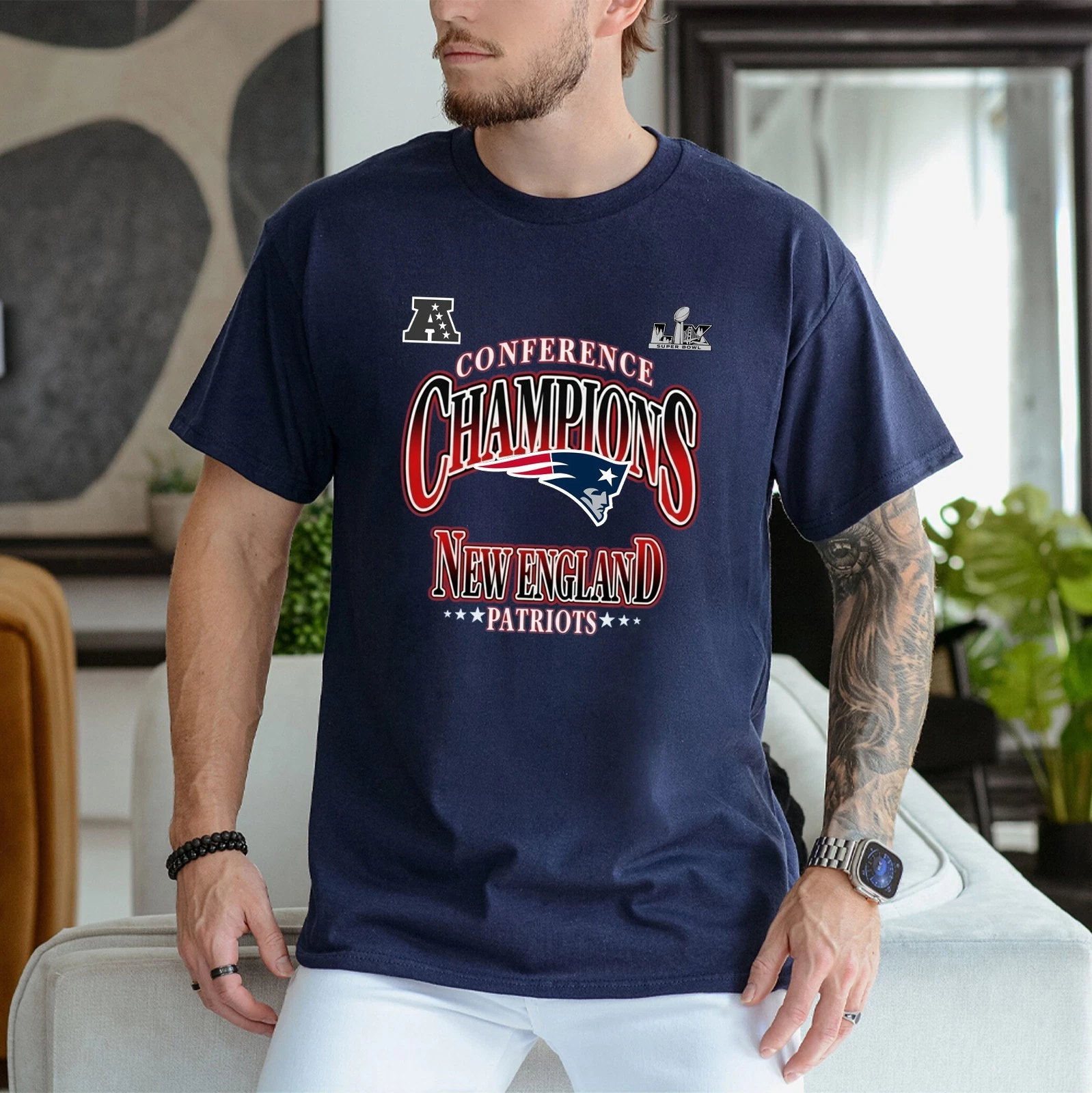 AFC Conference Champions New England Patriots T-Shirt