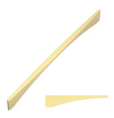Asidrama 10 Pack 6.3 Inch(160mm) Brushed Gold Kitchen Cabinet Handles
