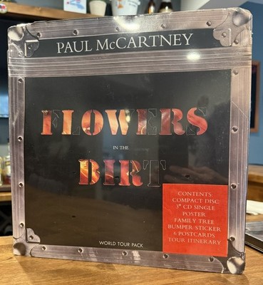 Original New Sealed! Paul McCartney - Flowers In The Dirt - World Tour CD Pack
