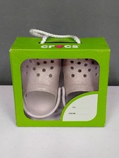 New Crocs Toddlers Unisex Classic Little Glitter Clog Champagne Size C2 C3