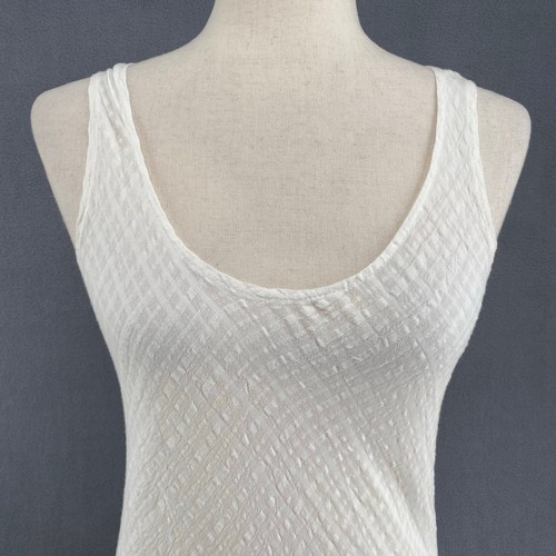 Dream Dance Line Art Sleeveless White Dress Womens Small Made in USA Cottagecore - Picture 6 of 12
