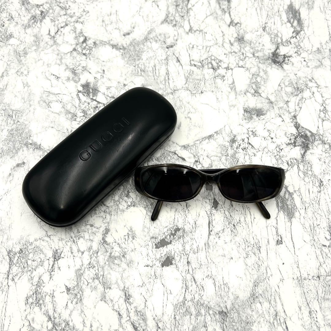 小物 y2k 00s GUCCI Sunglasses fullrim GUCCI Y2K 2000s Tortoiseshell Rectangular Sunglasses Full