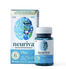 NEURIVA PLUS Brain Performance Health  30 Capsules
