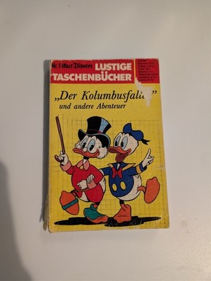 Lustiges Taschenbuch Nr. 1 ''Der Kolumbusfalter'' Donald Duck LTB vintage alt