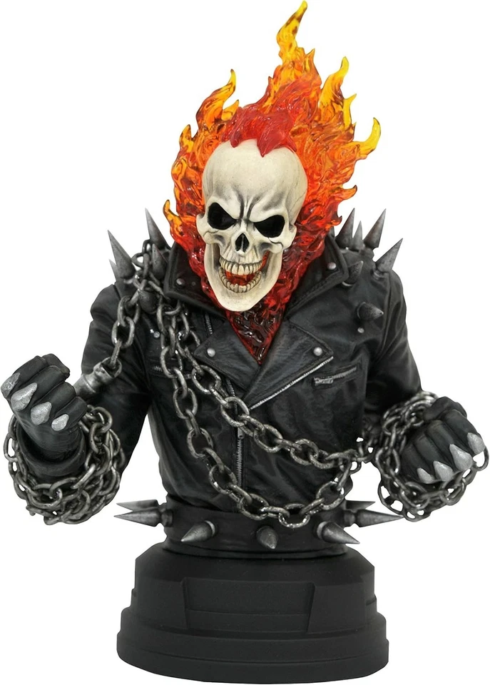 NEW/SEALED RARE Gentle Giant Marvel Ghost Rider Bust 1/6 Scale 6 Inches tall - Image 2 of 4