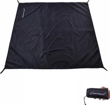 Clostnature Tent Footprint - 2 Person(87'' x 59''), Black 