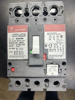GE SELA24AT0100 100 Amp 2P 480V Spectra Circuit Breaker Frame