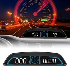 Car Digital GPS HUD Universal Head Up Display LCD Speedometer Overspeed Alarm CW