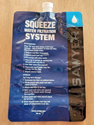 Sawyer Products Squeezable Pouches for Squeeze Water Filtration System