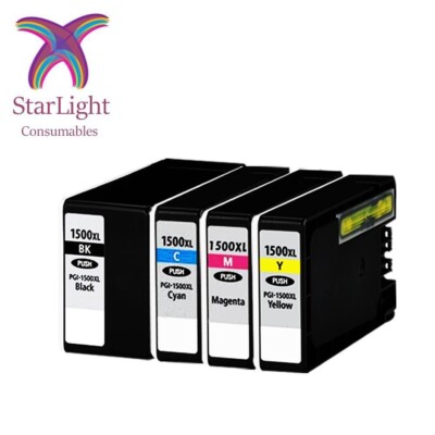 4 Ink Cartridge 1500XL For Canon MB2000 MB2050 MB2100 MB2150 MB2700 ...