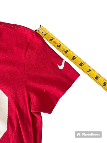 San Fransisco 49ers Patrick Willis #52 Nike Red T-Shirt Womens Small - Picture 8 of 9