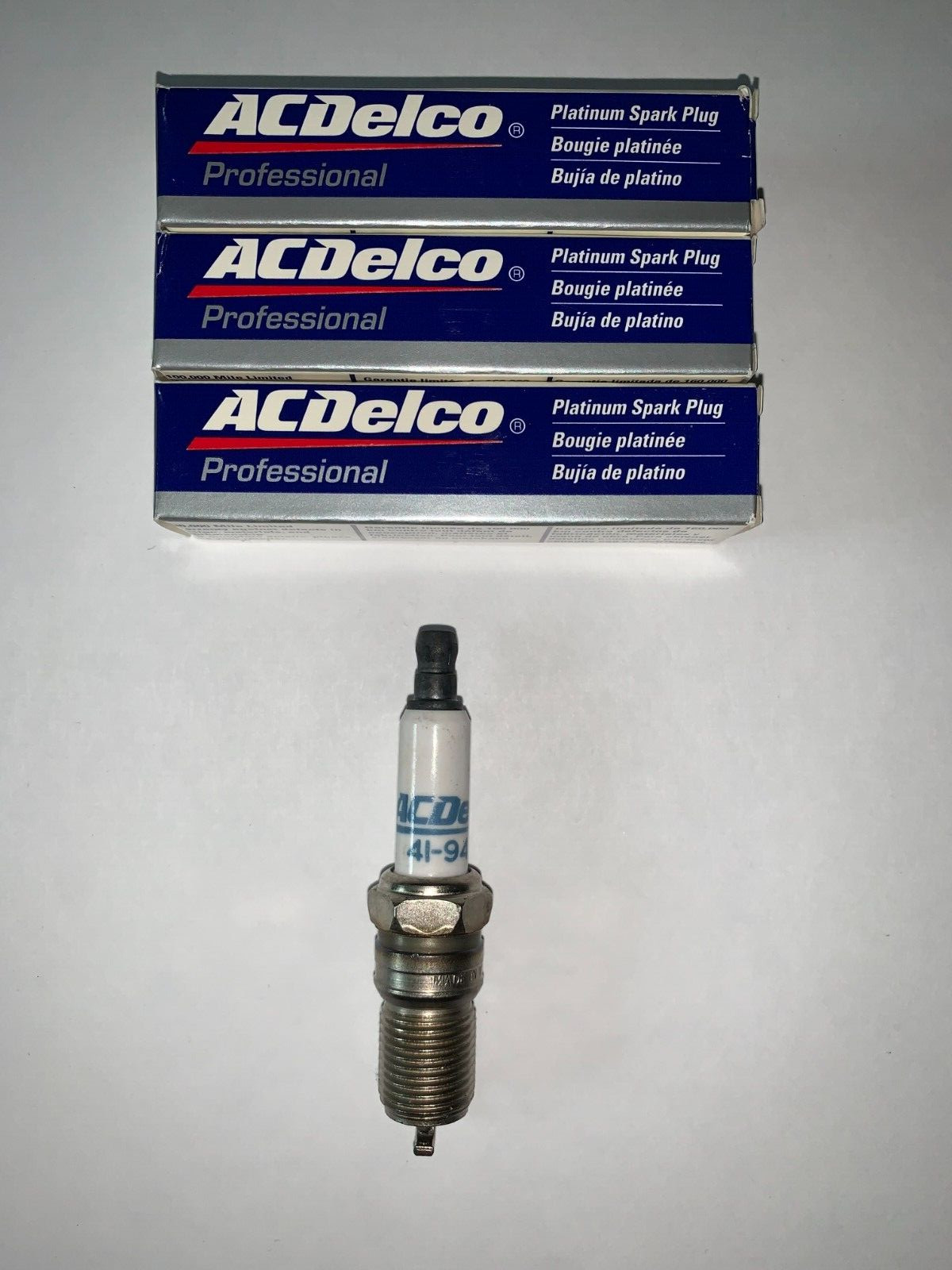 ACDelco 41-942 GM 19158037 Spark Plug Pack of 3