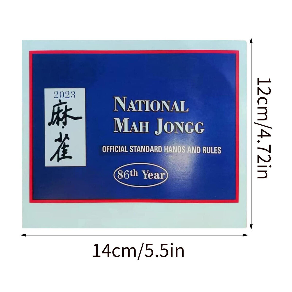 Large Print Mahjong Cards with National Mah Jong Rules - Perfect for  Mahjongg Leagues!