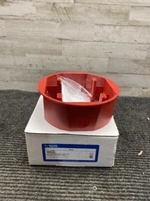 New System Sensor SBBCRL Ceiling Speaker Surface Mount Back Box(Red)