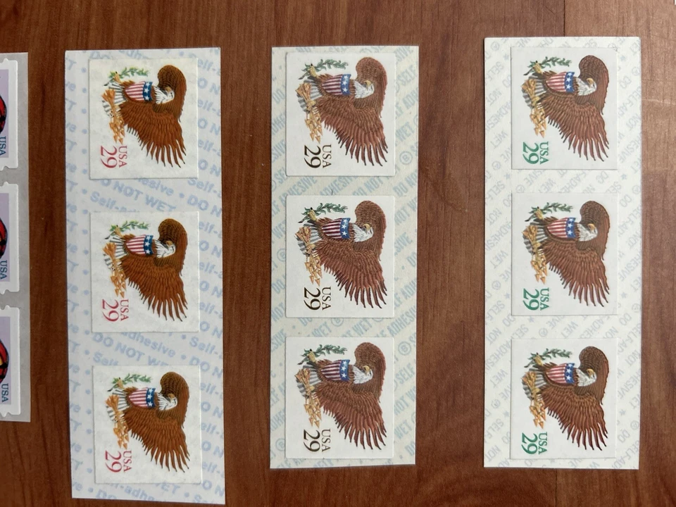 United States Postal Coil Pair & Strip Of 3 MNH Stamps: 1978 - 1995 In 19 Diff. - Image 4 of 4
