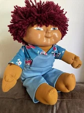 VTG Taro Patch Doll Boy Dressed Hawaiian 16"